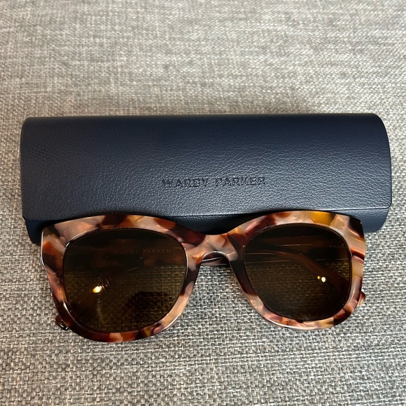 Warby Parker Sunglasses Frame Only Gemma W in Adobe Tortoise - Picture 1 of 11